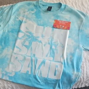 Gildan Blue Tie-Dye Short Sleeve Tee